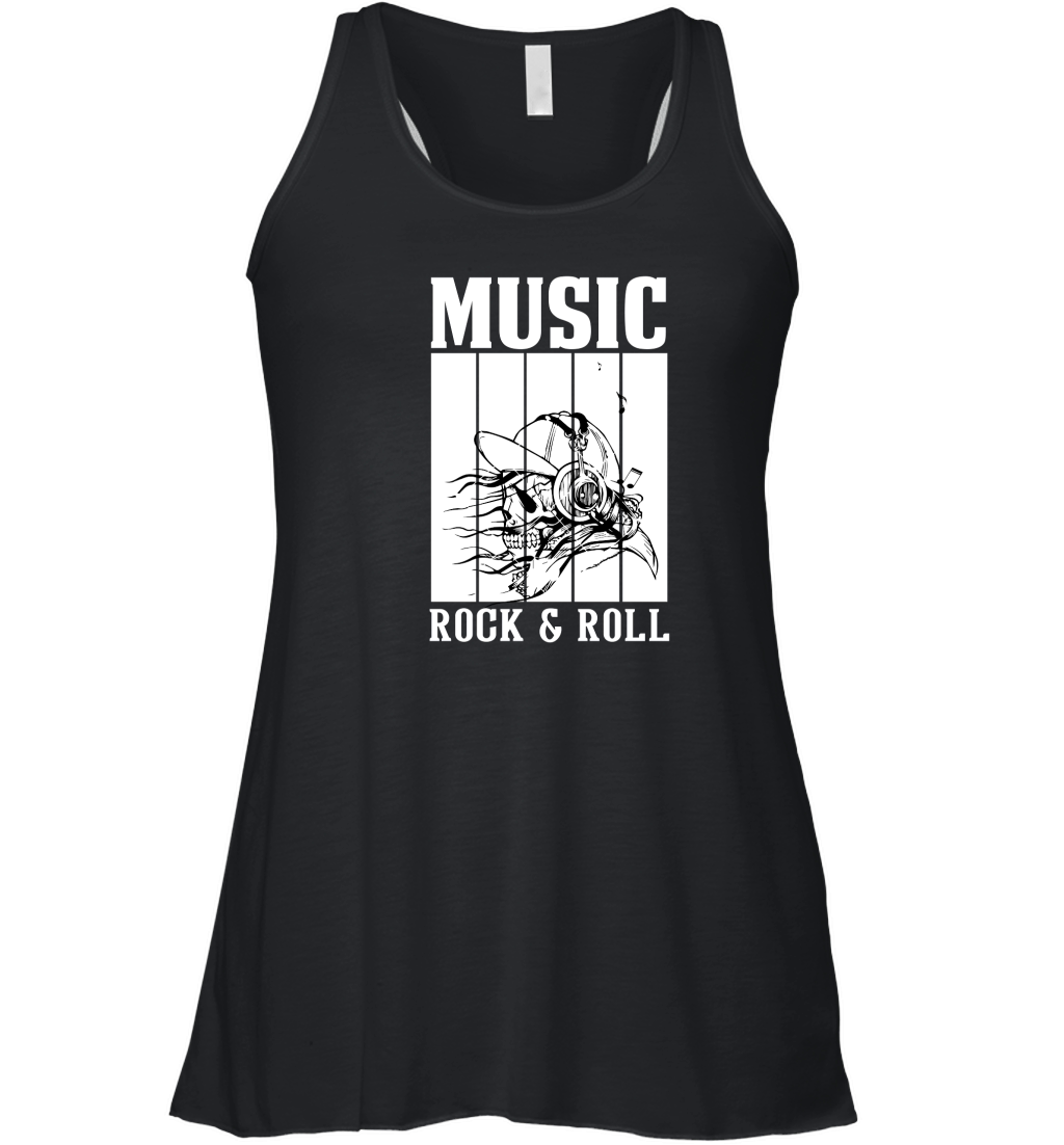 Music rock & roll (3) Women's Flowy Tank Top