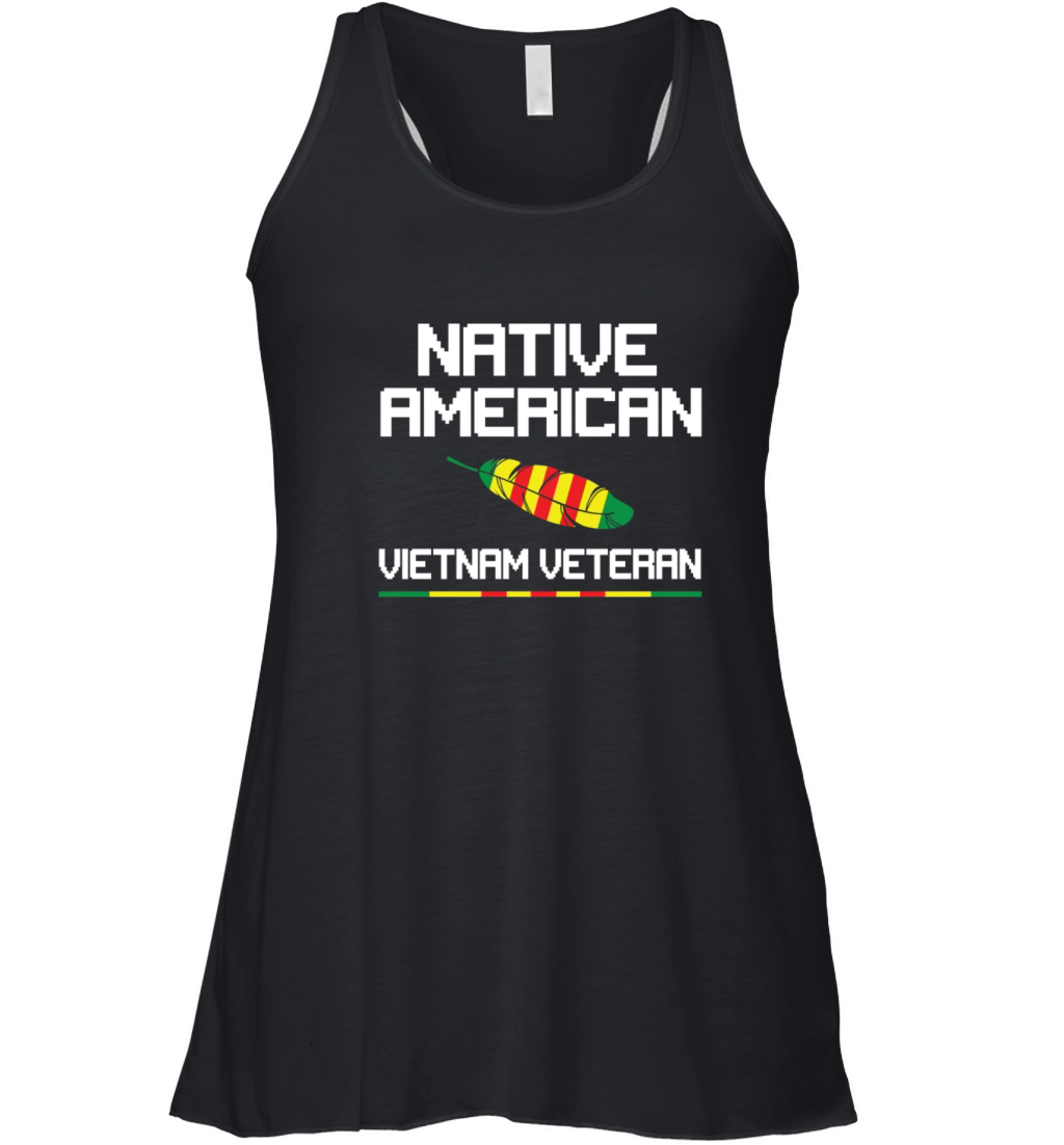 Native American Vietnam Veteran Women's Flowy Tank Top