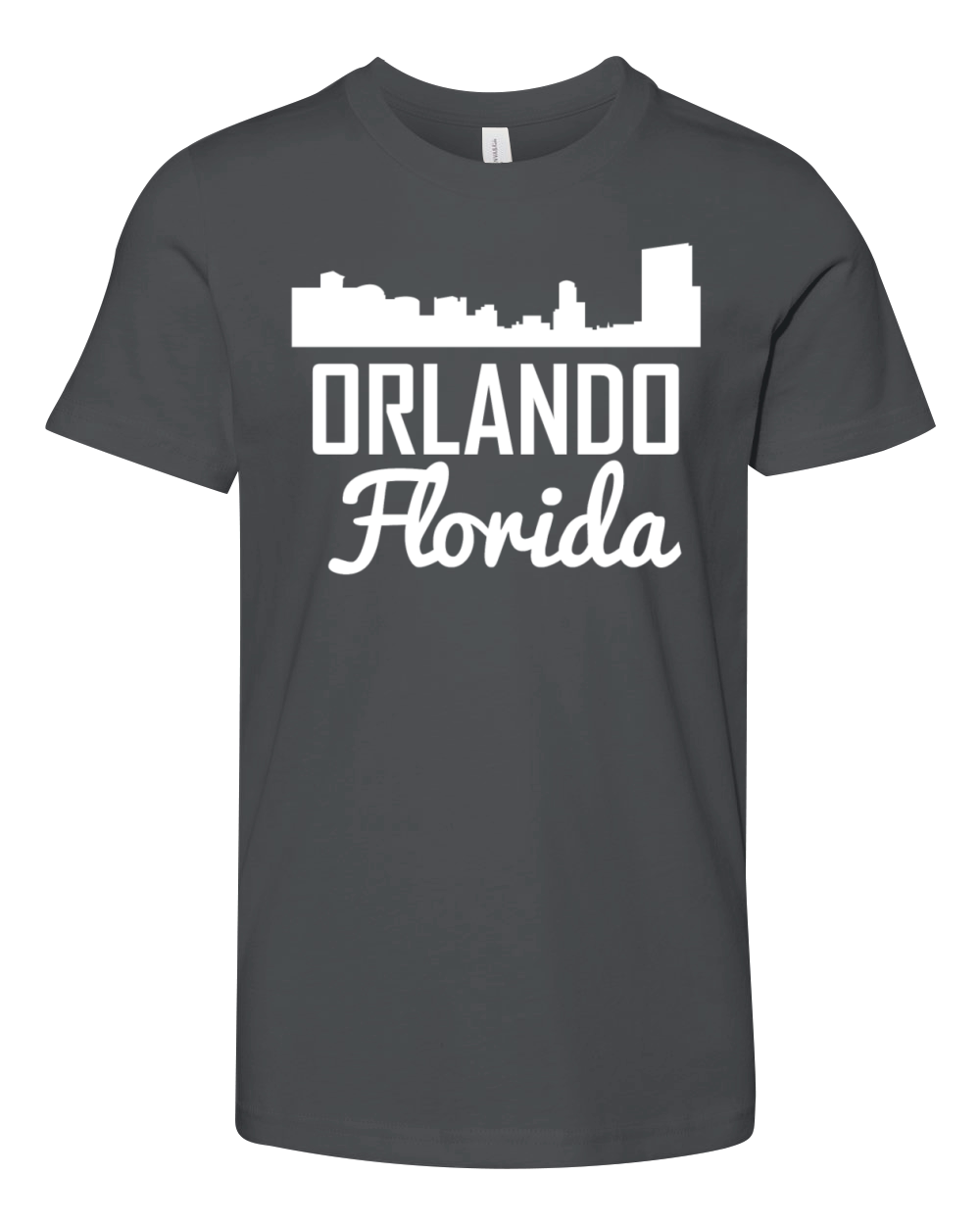 Orlando Florida Skyline Youth Unisex Jersey Tee