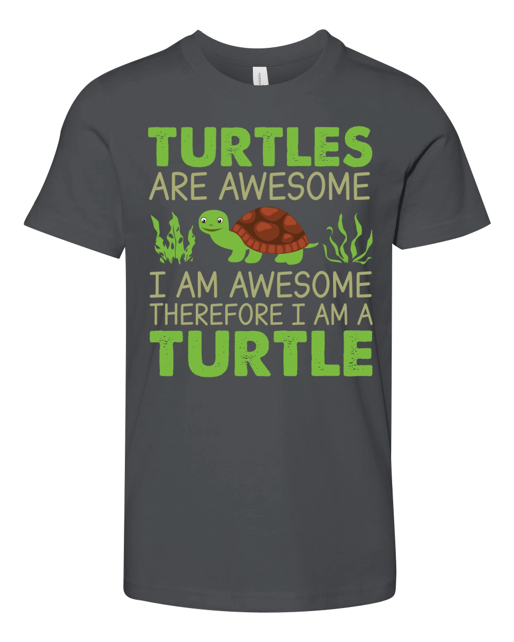 Turtles are awesome I am awesome therefore i am a turtle Youth Unisex Jersey Tee