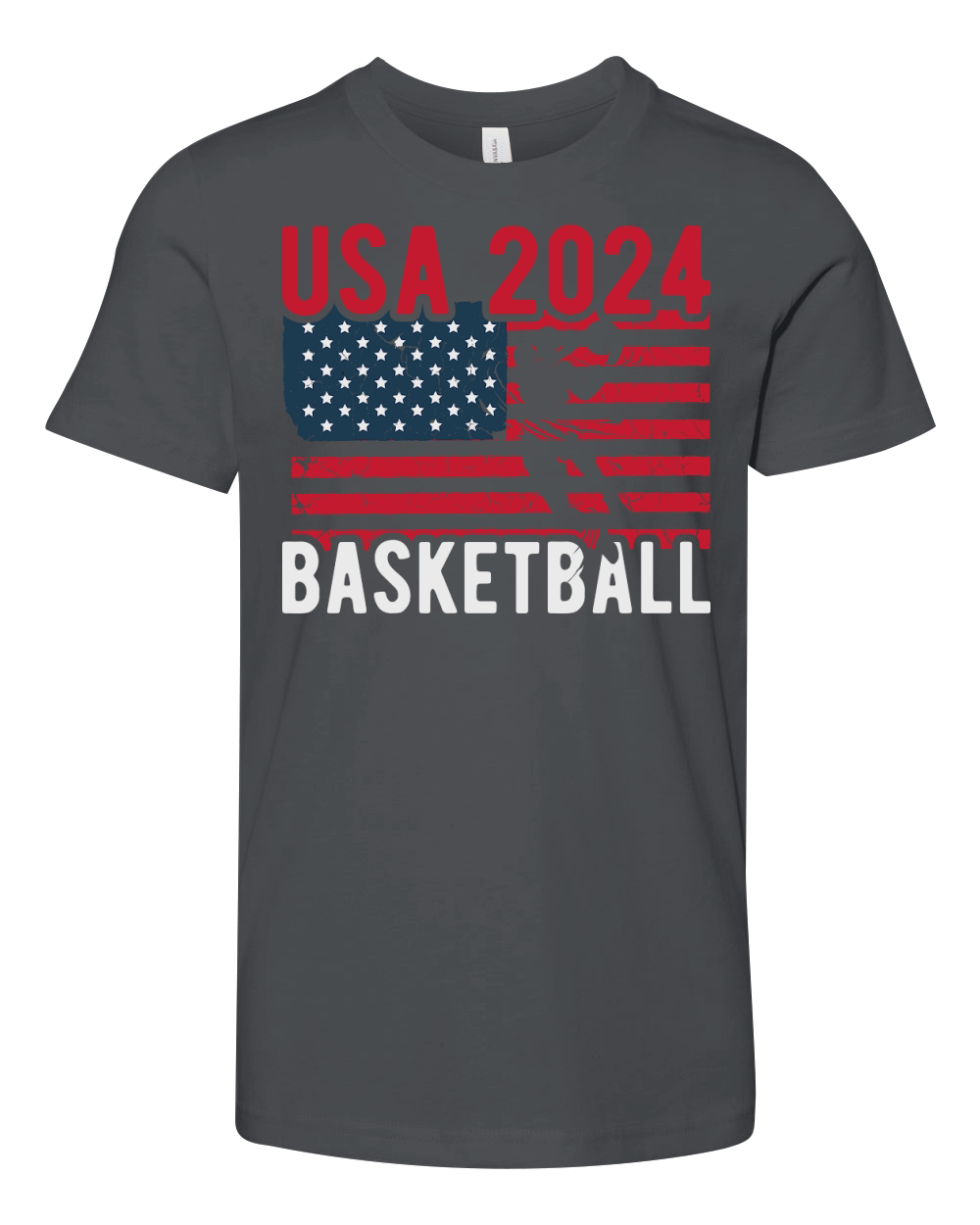USA 2024 basketball Youth Unisex Jersey Tee
