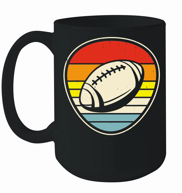 Vintage Rugby Player Ceramic Mug