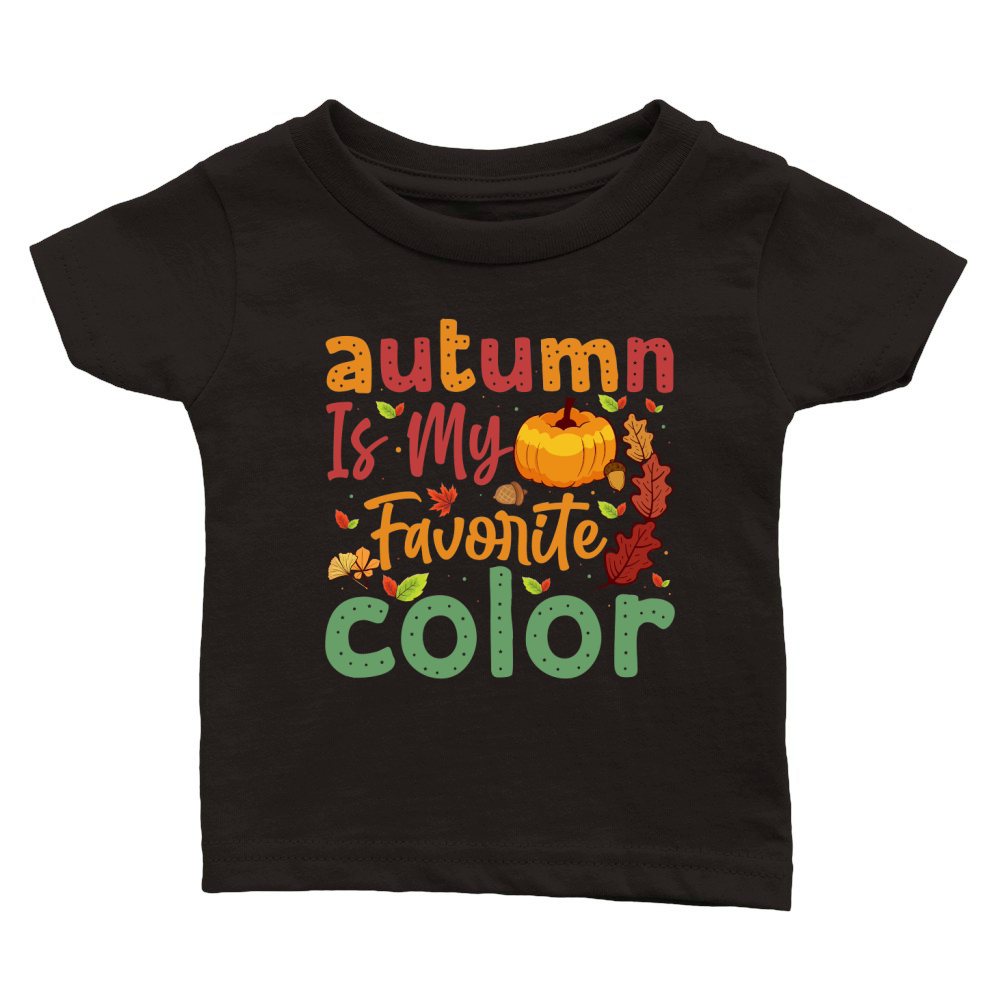 autumn is my favorite color Classic Baby Crewneck T-shirt