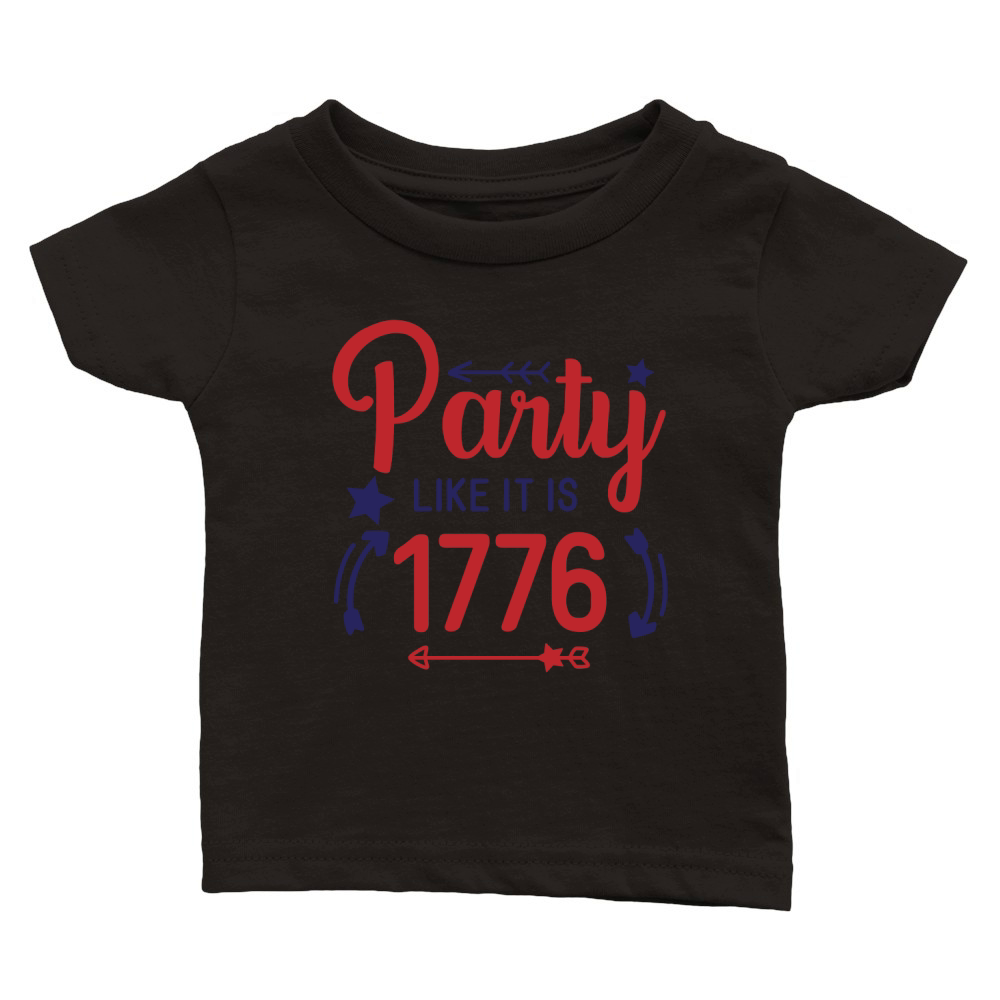 party like it is 1776 Classic Baby Crewneck T-shirt