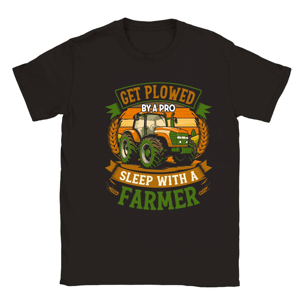 Get Plowed By A Pro Sleep With A Farmer Classic Kids Crewneck T-shirt