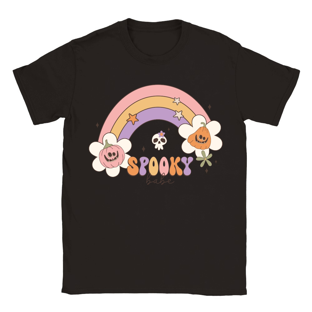 Spooky babe Classic Kids Crewneck T-shirt