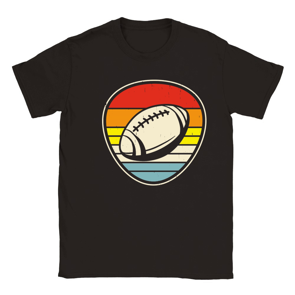 Vintage Rugby Player Classic Kids Crewneck T-shirt