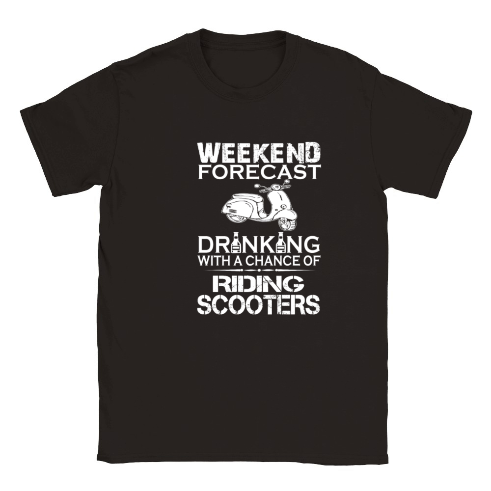 WEEKEND WITH SCOOTERS Classic Kids Crewneck T-shirt