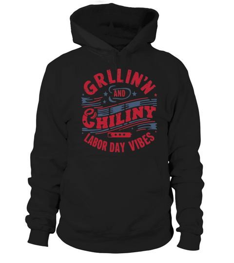 Garlinn and chiliny labor day Vibes Hoodie Unisex