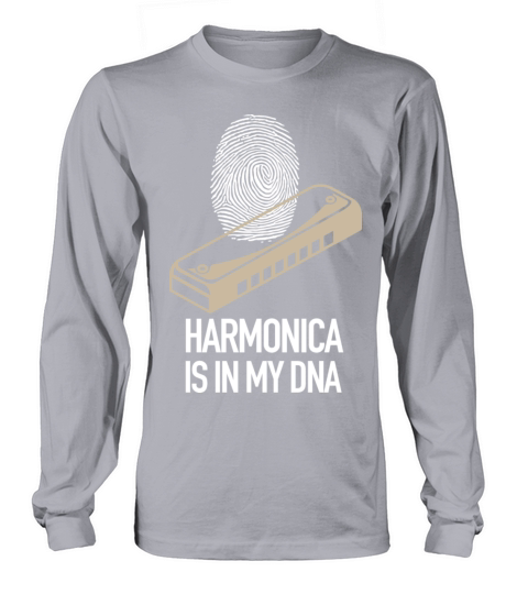 Harmonica DNA gift Long sleeved Unisex