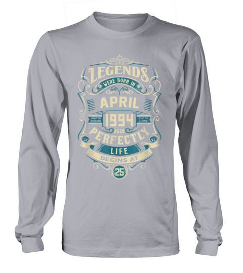 Retro Vintage April 1994 birthday Long sleeved Unisex