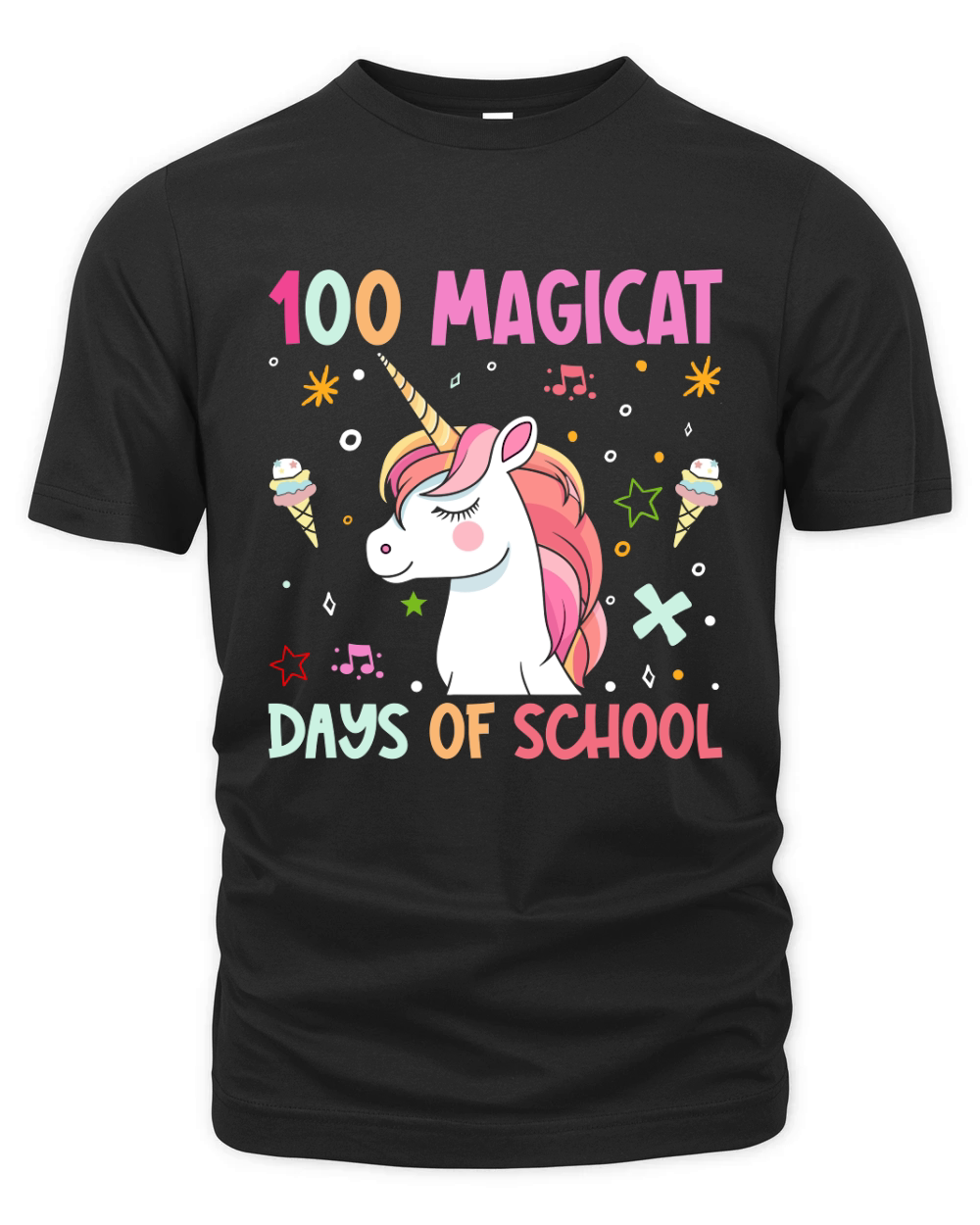 100 Magical Days of School 04 Organic Unisex T-shirt