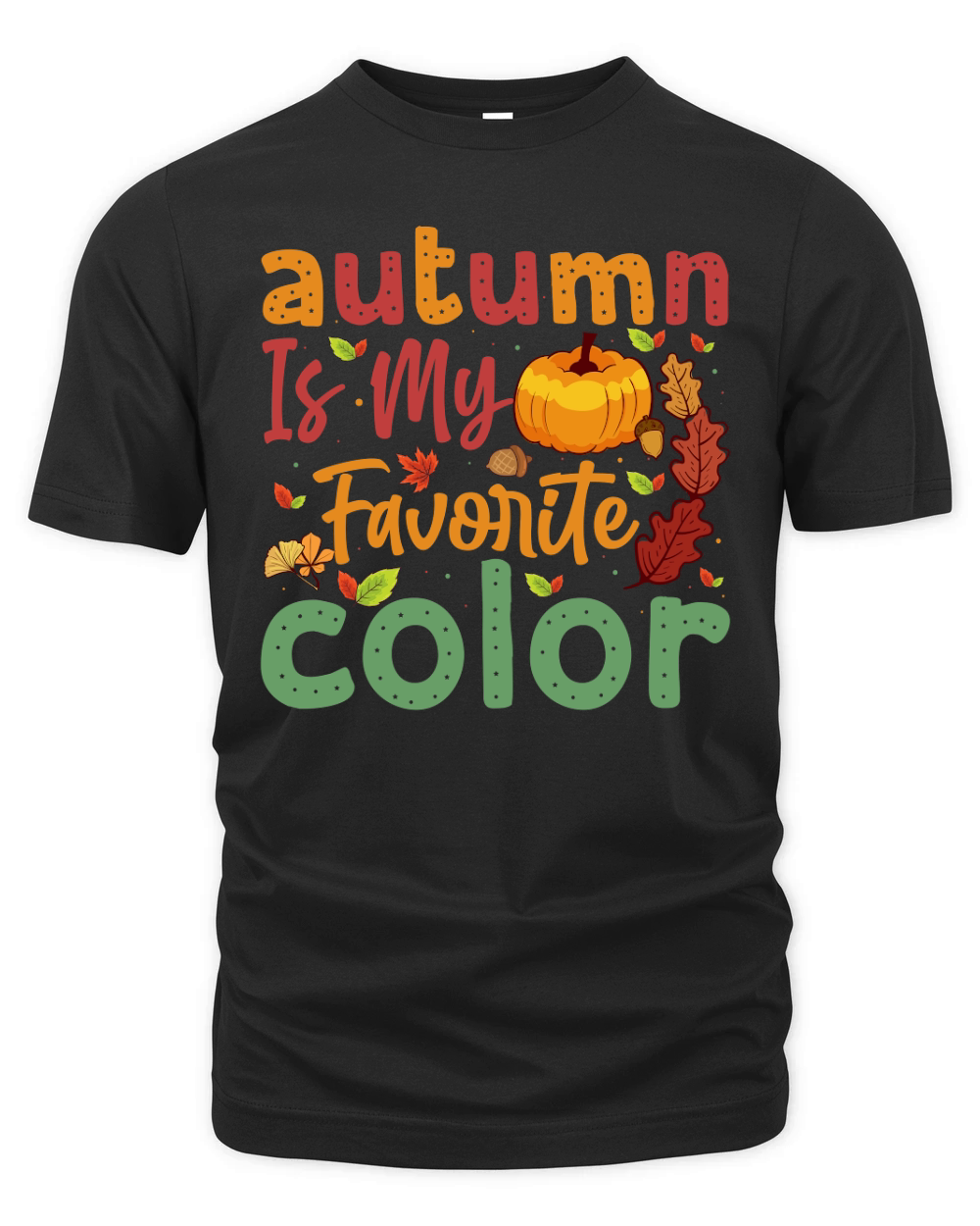 autumn is my favorite color Organic Unisex T-shirt