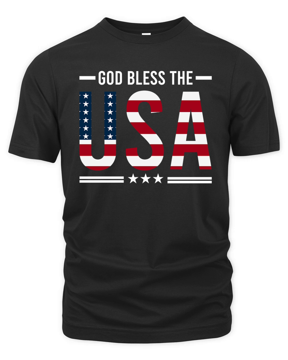 God Bless The Usa Organic Unisex T-shirt