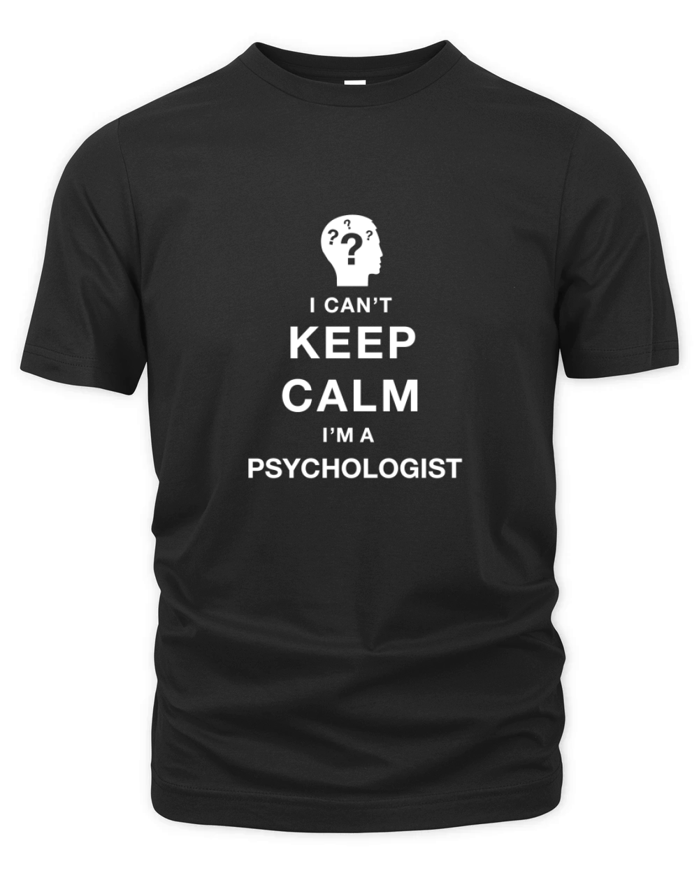 I CAN_T KEEP CALM - physchologist Organic Unisex T-shirt