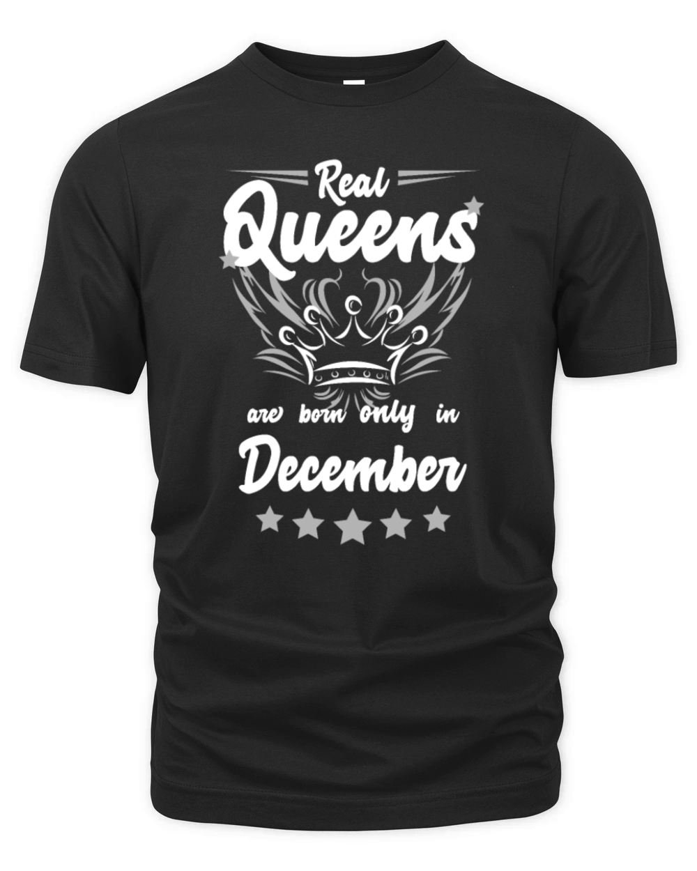 real Queens are born only in december Organic Unisex T-shirt