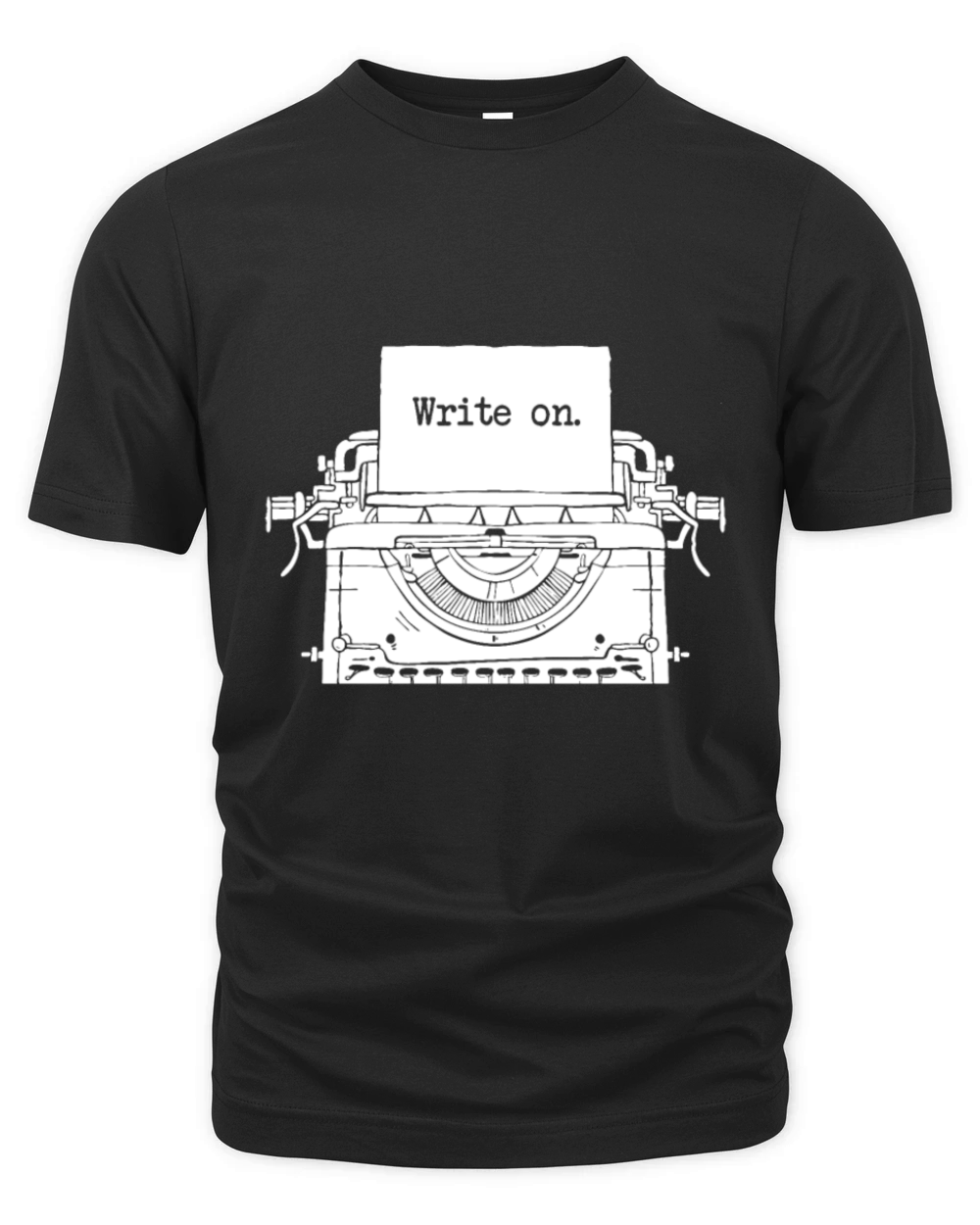 Write on Writing Gift Idea For Writers Present Organic Unisex T-shirt