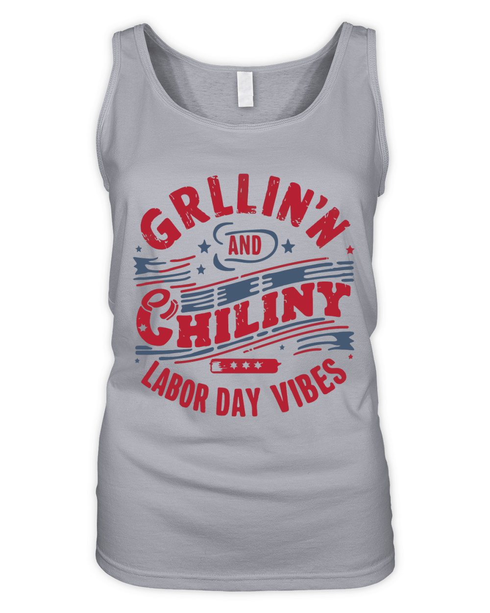 Garlinn and chiliny labor day Vibes Organic Women's Tank Top