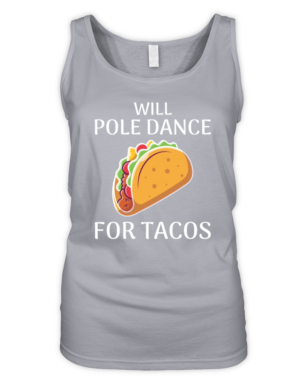 Pole Sport Dance Dancer Acrobatics Tacos Mexican Organic Women's Tank Top