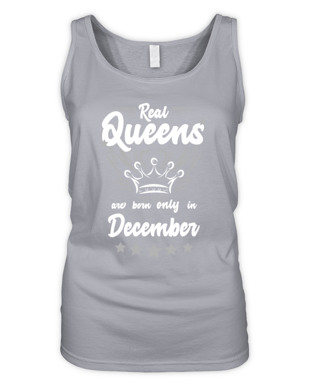real Queens are born only in december Organic Women's Tank Top