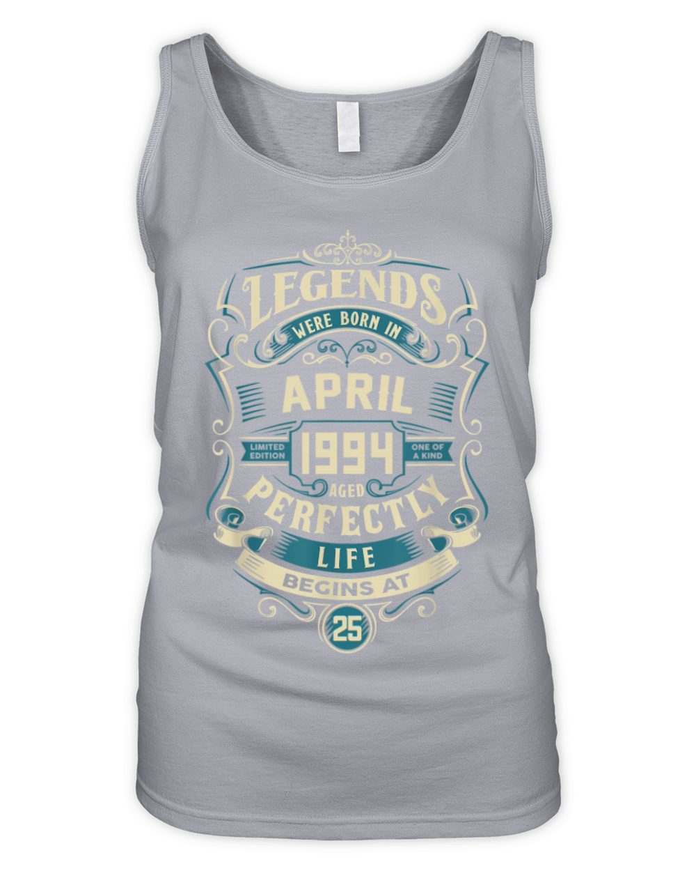 Retro Vintage April 1994 birthday Organic Women's Tank Top