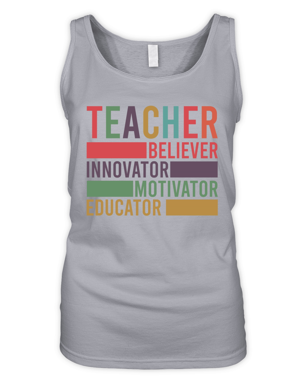 Teacher Believe Innovator Organic Women's Tank Top