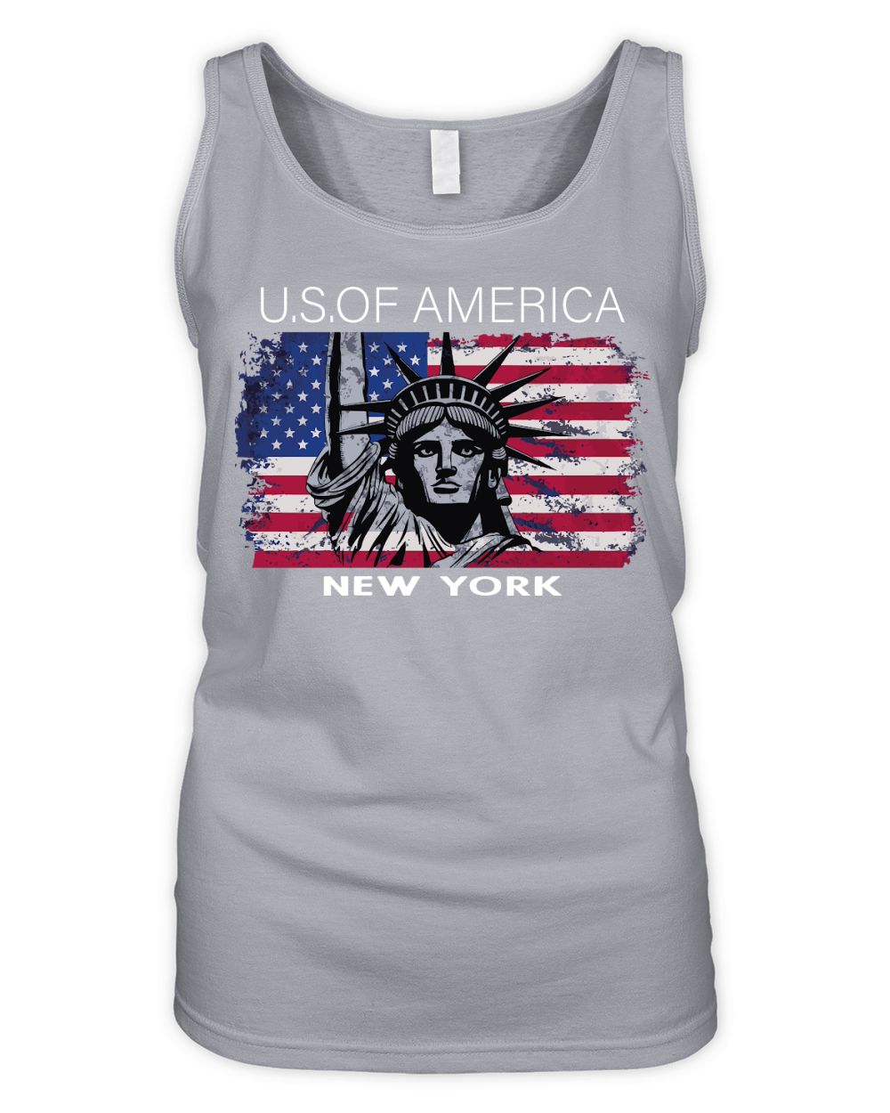 U.S of america new york Organic Women's Tank Top