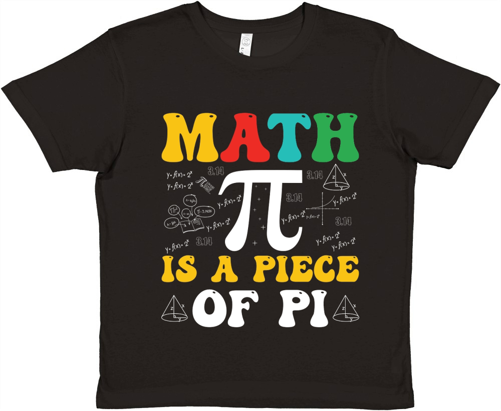 Math is a piece of pi Premium Kids Crewneck T-shirt