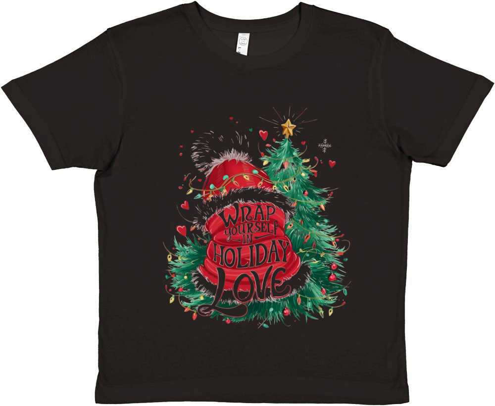 Wrap yourself in holiday love Premium Kids Crewneck T-shirt