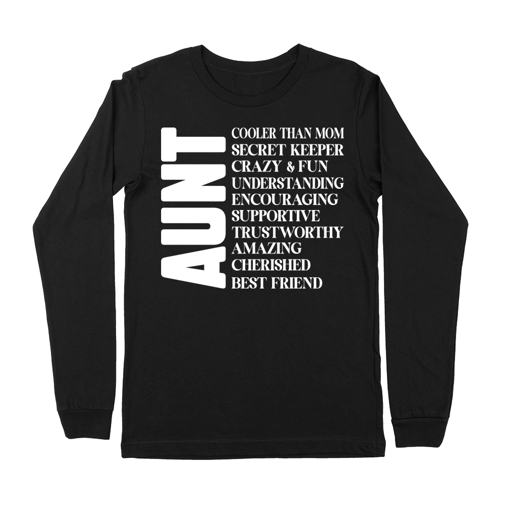 Aunt Cooler Than Mom Premium Long Sleeve