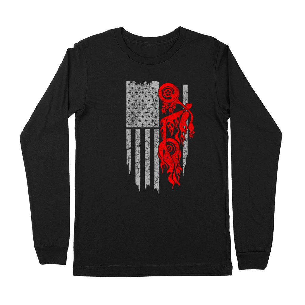 Fire dirty motobike - Reach the star Premium Long Sleeve