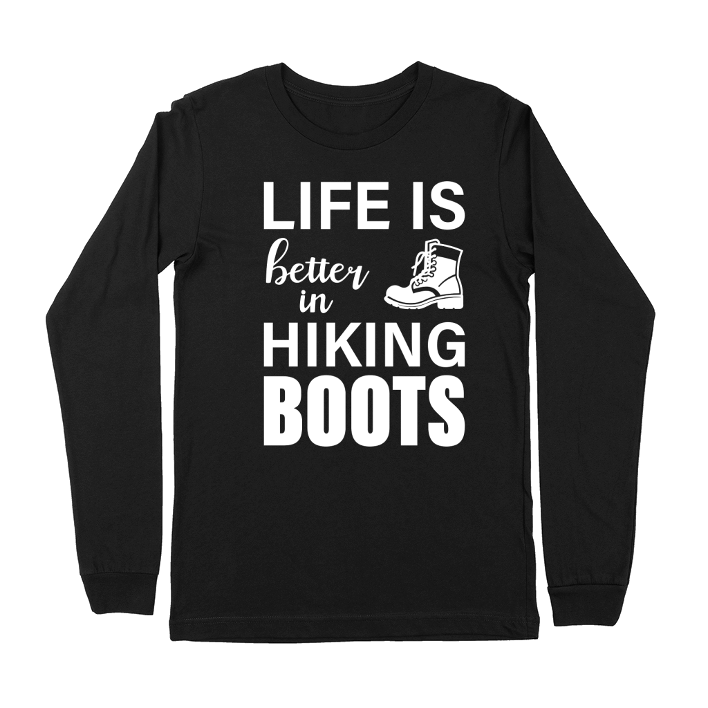 LIFE IS BETTER IN HIKING BOOTS Premium Long Sleeve