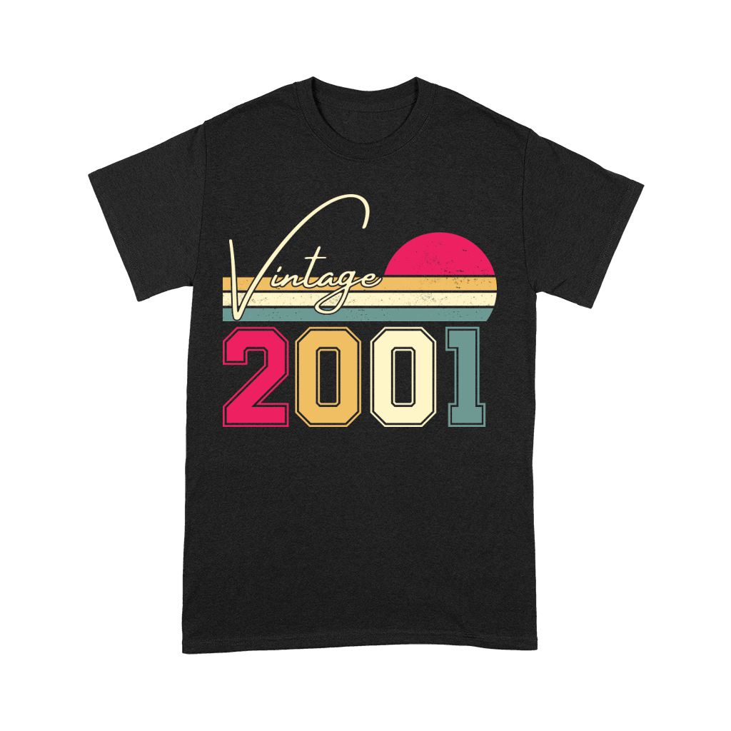 Birthday  Vintage Classic Born In 2001 Premium T-shirt