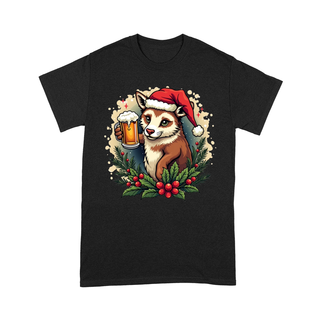 Funny Animal Beer Christmas Sublimation 6 04 Premium T-shirt