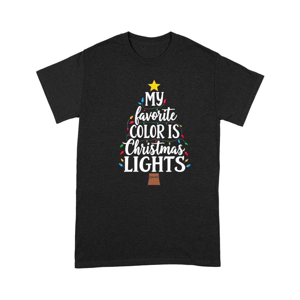 My favorite color is christmas lights 2 Premium T-shirt