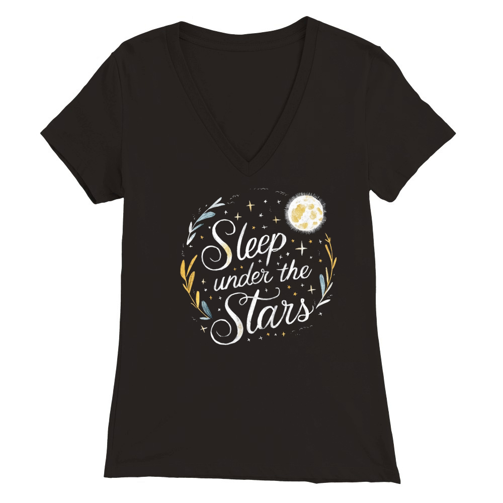 Sleep under the stars Premium Womens V-Neck T-shirt