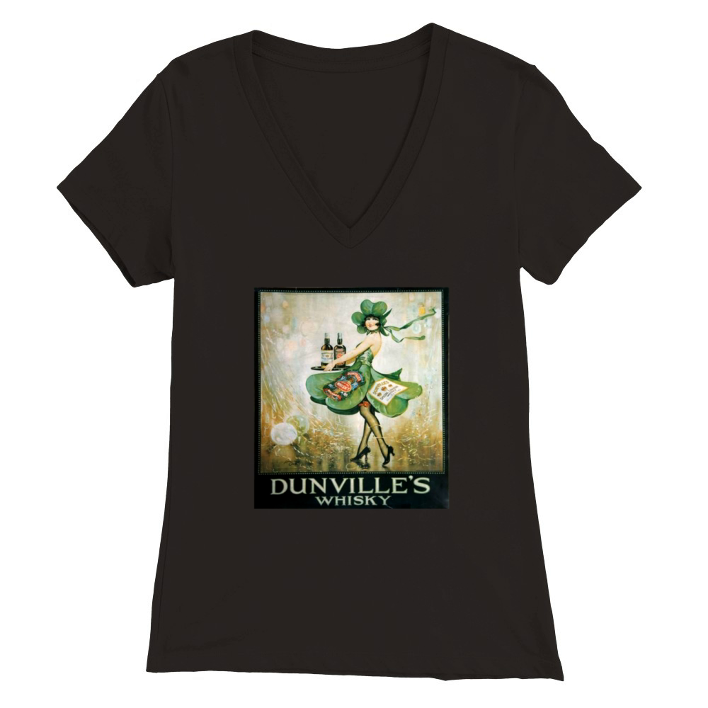 vintage Irish whiskey Premium Womens V-Neck T-shirt