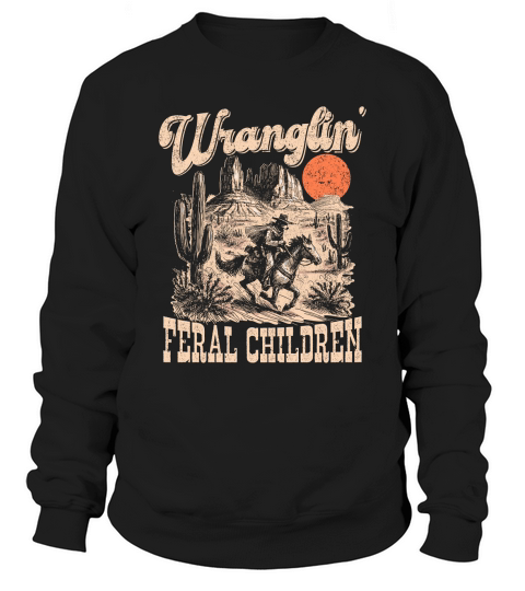 Raccoon Cowboy Color TR Sweatshirt Unisex