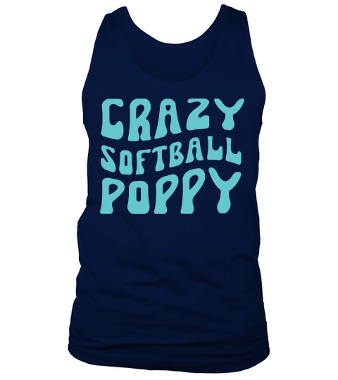 Crazy Softball Poppy Tank Top Unisex