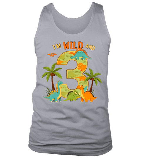 Im Wild And Dinosaur 10 10 Tank Top Unisex