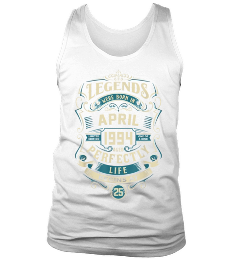 Retro Vintage April 1994 birthday Tank Top Unisex