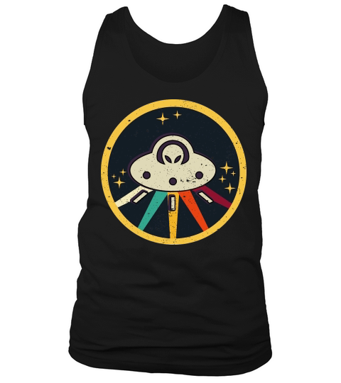 Vintage UFO Alien Tank Top Unisex