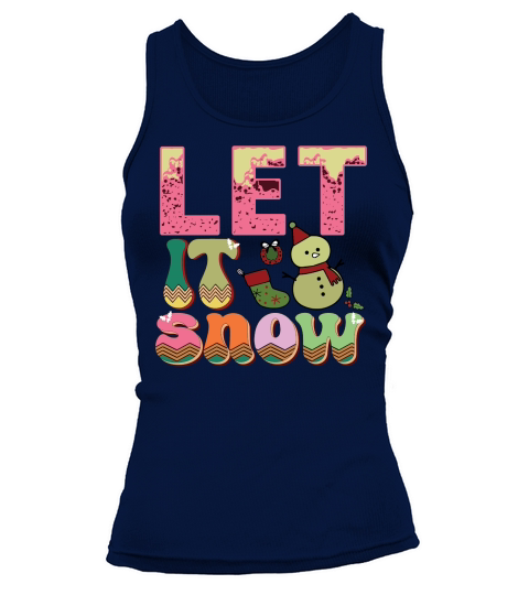 Let It Snow Christmas Tank top Woman