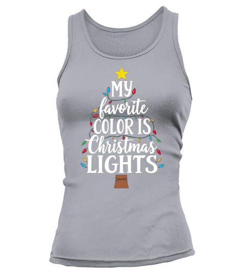 My favorite color is christmas lights 2 Tank top Woman