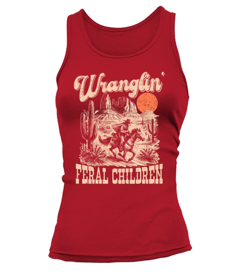 Raccoon Cowboy Color TR Tank top Woman
