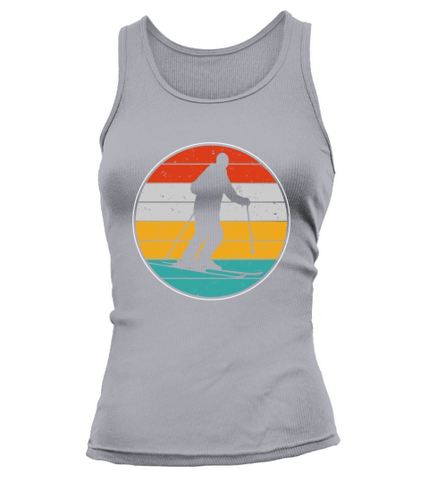 Retro Vintage Skiing Tank top Woman