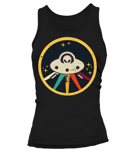 Vintage UFO Alien Tank top Woman