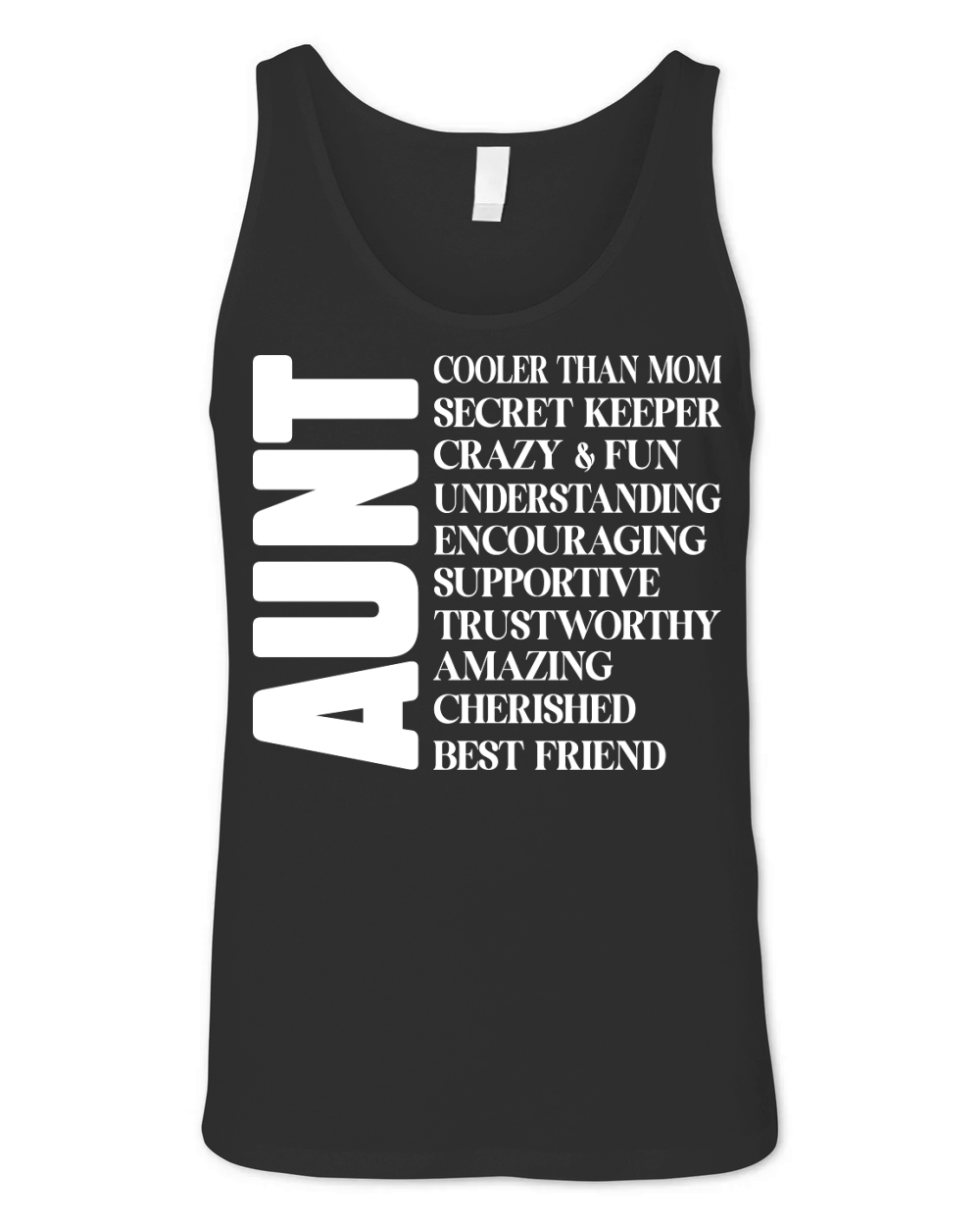 Aunt Cooler Than Mom Unisex Jersey Tank