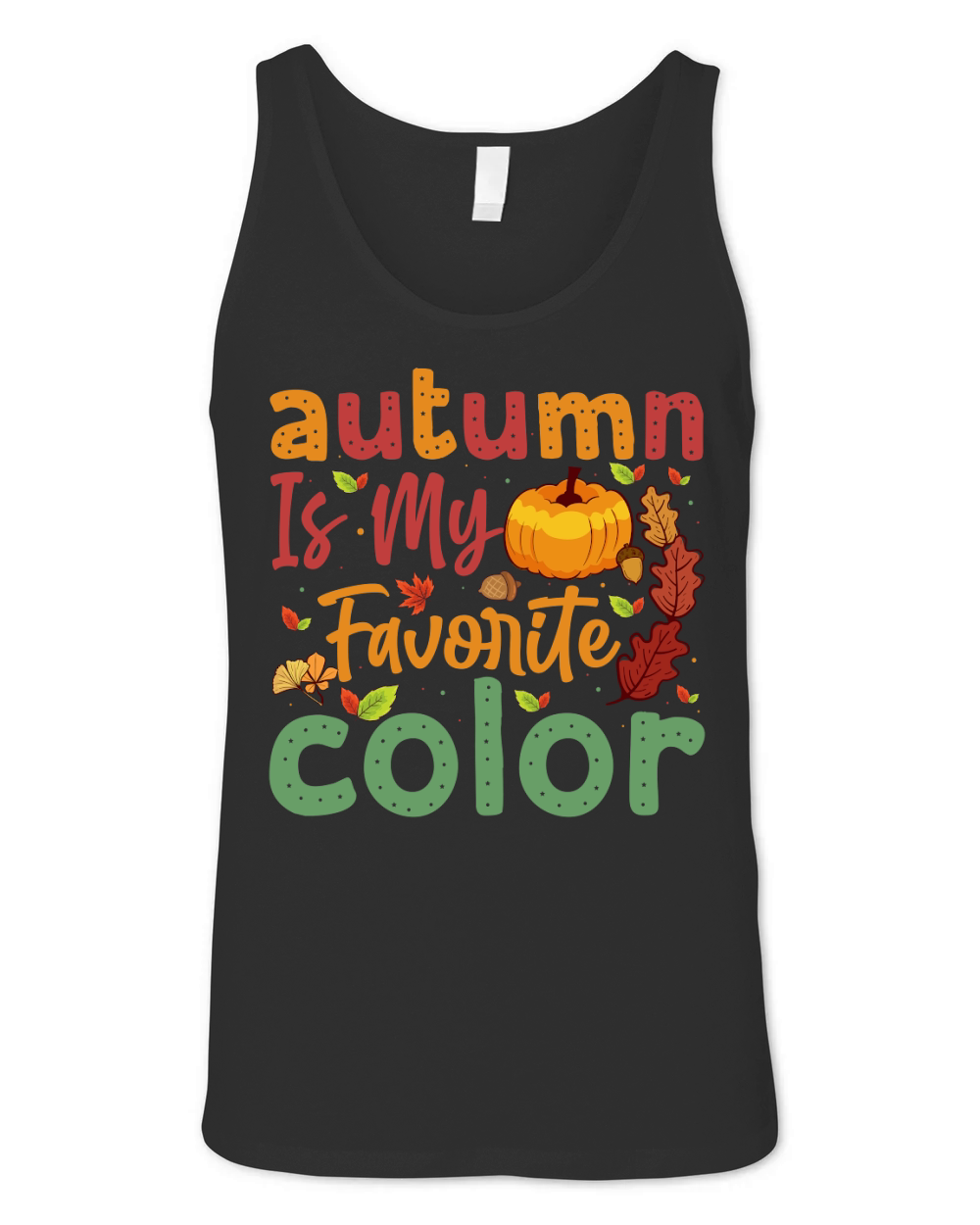 autumn is my favorite color Unisex Jersey Tank
