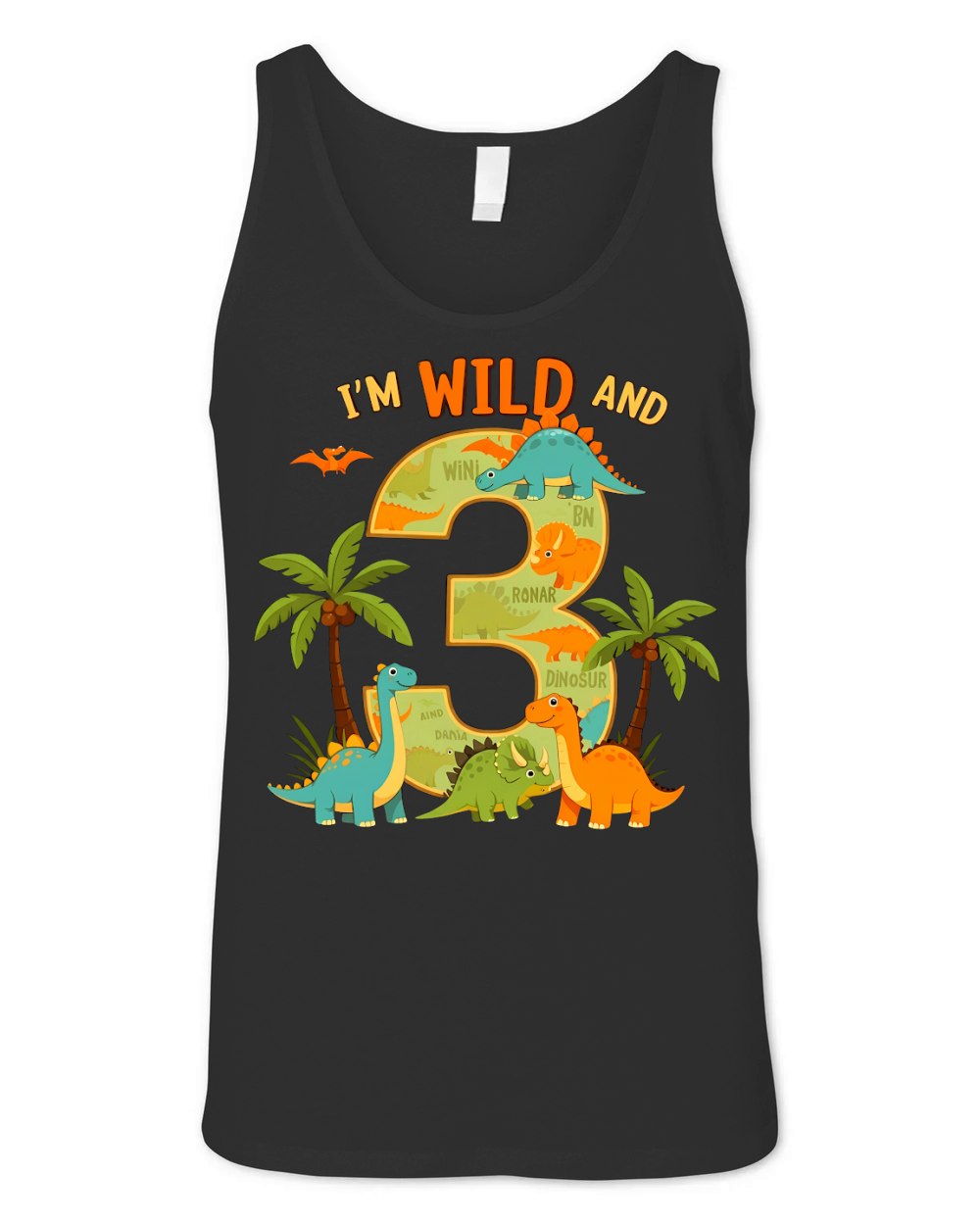 Im Wild And Dinosaur 10 10 Unisex Jersey Tank